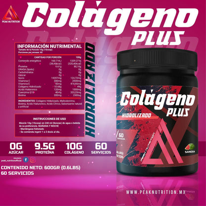 Colágeno PLUS - PEAK NUTRITION